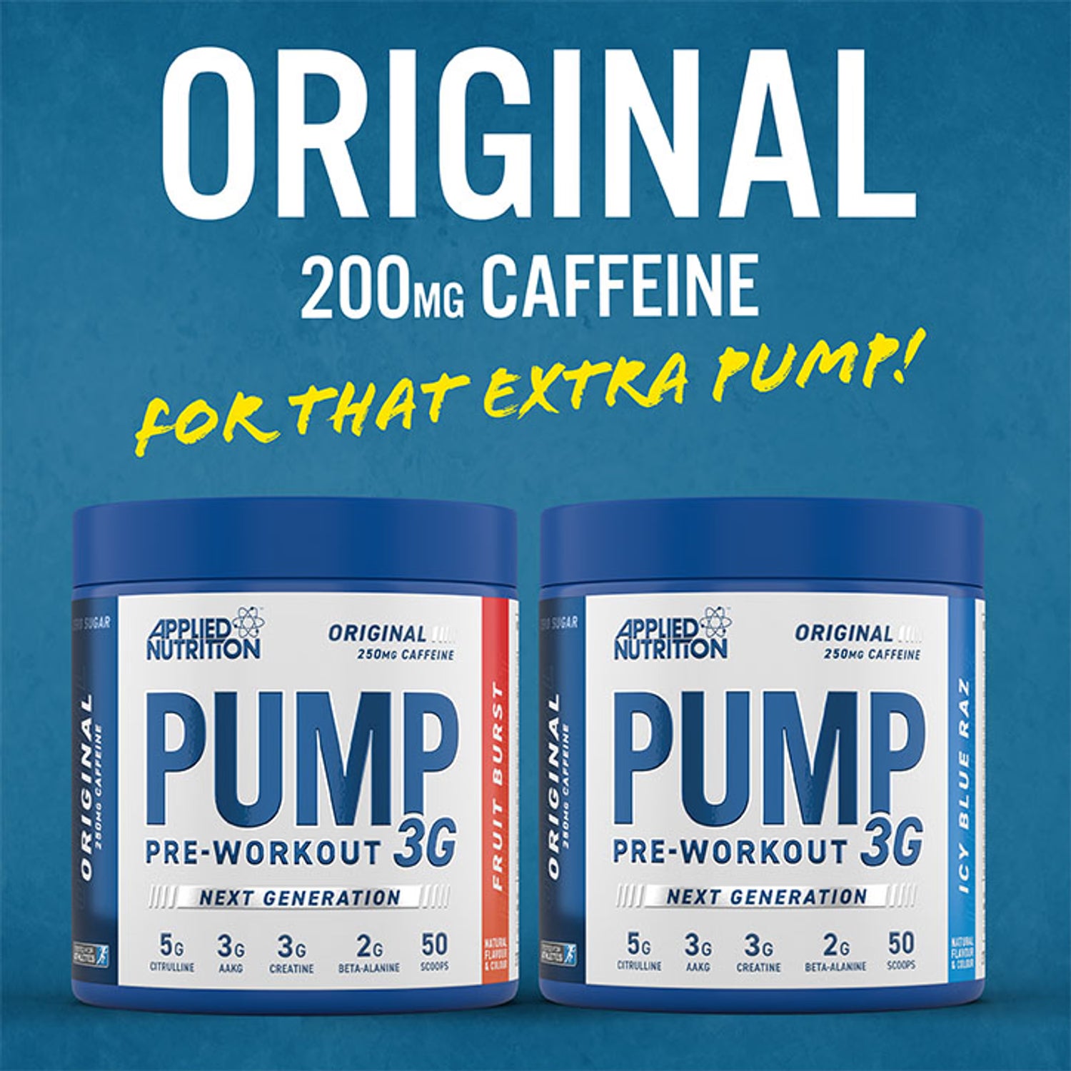 Applied Nutrition Pump Pre-Workout Fruit Burst 375g - British product