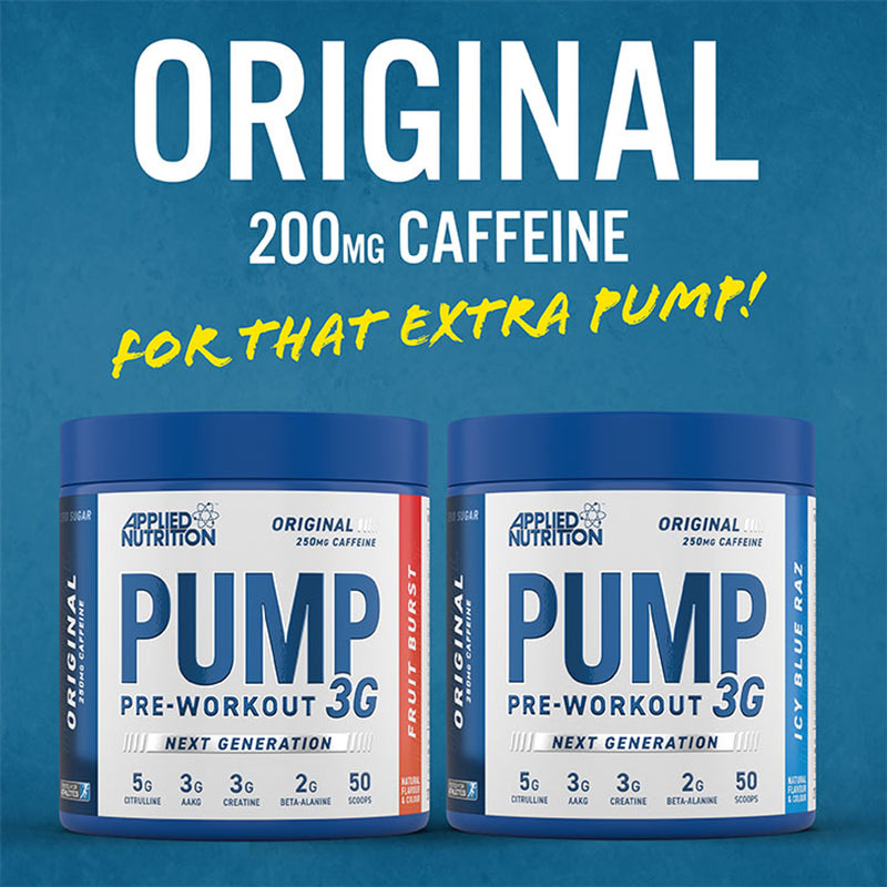 Applied Nutrition Pump Pre-Workout Fruit Burst 375g - British product