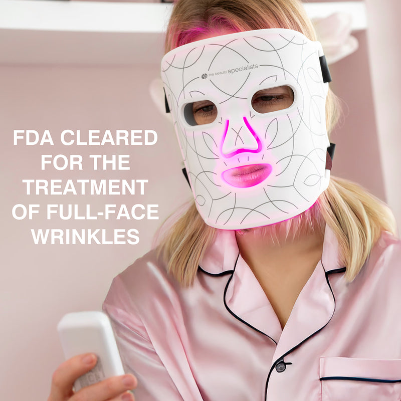 Rio LED Beauty Face Mask light therapy device, imported from the UK