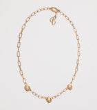 Chopard Happy Diamonds necklace rose gold floating diamonds (British brand)