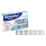 Benadryl Allergy Relief 24 Capsules GOODS Superdrug   