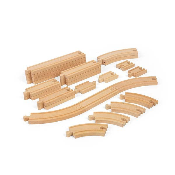 Bigjigs Rail Straights & Curves Track Pack GOODS Superdrug   