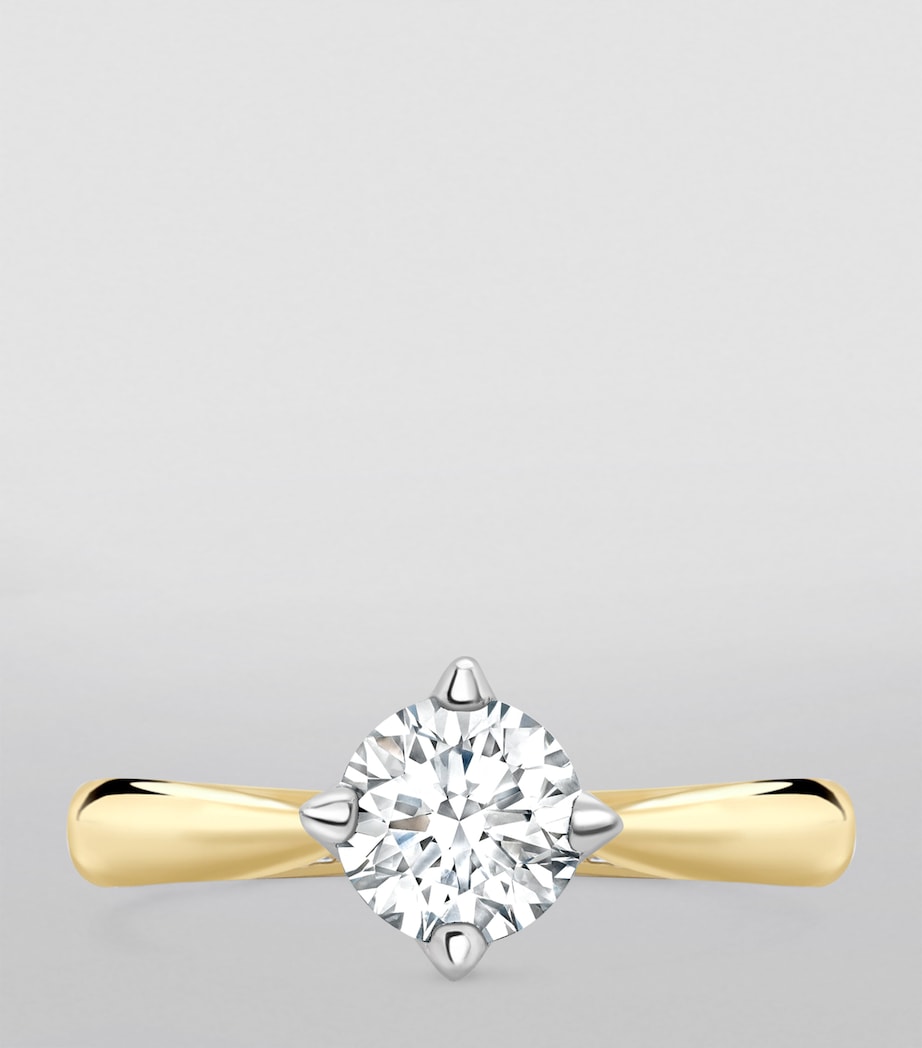 Boodles yellow gold Brilliance engagement ring - British product