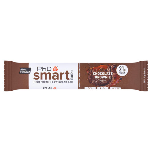 PhD Chocolate Brownie Flavour Smart Bar 64g GOODS Sainsburys   