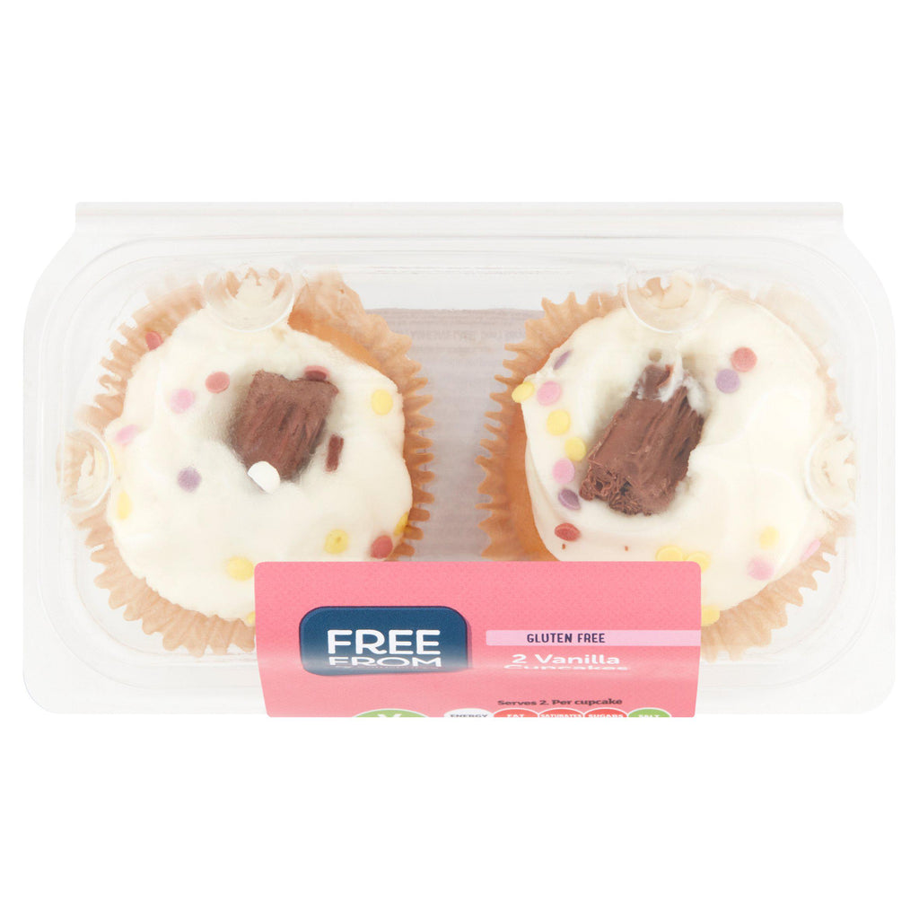 Sainsbury's Free From Vanilla Cupcakes x2