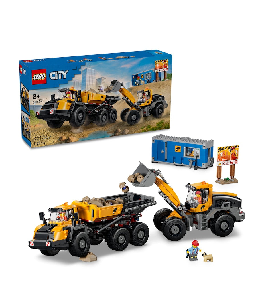 Lego City Dump Truck & Front End Loader Toy 60494
