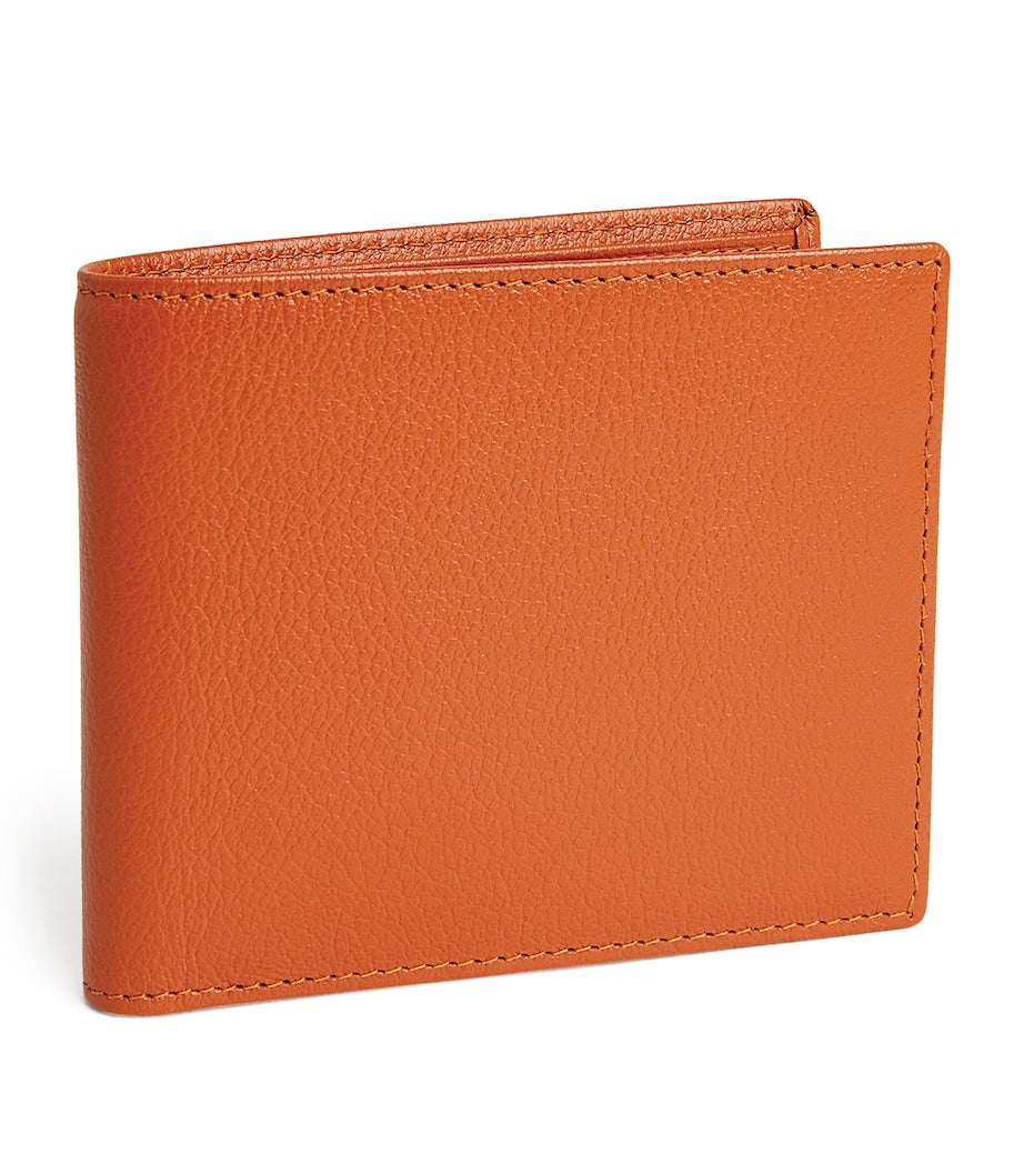Ettinger Capra bifold wallet with Art Deco curves, UK version