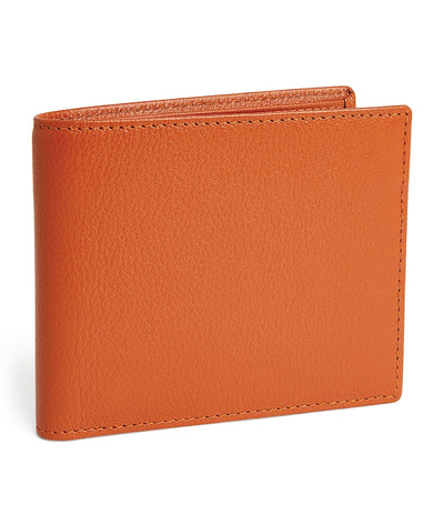 Harrods Ettinger 6-Slot Capra Bifold Wallet- Buy online at McGrocer
