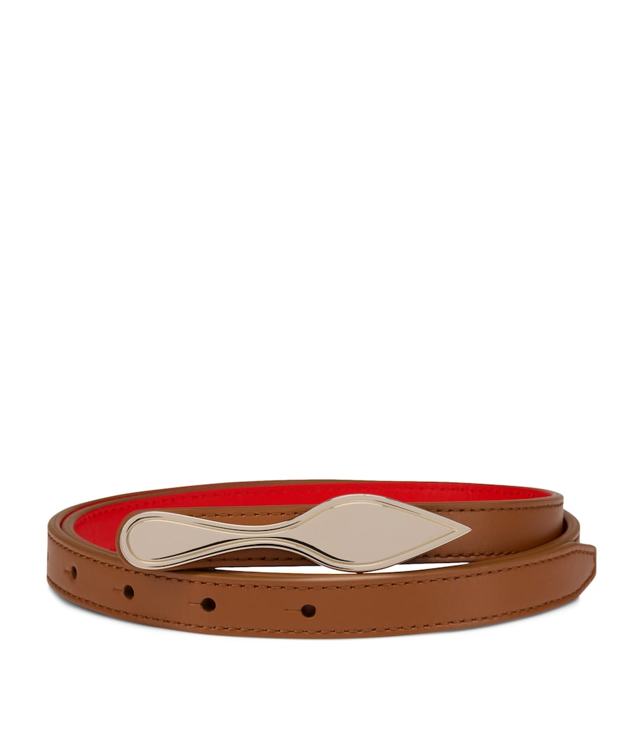 Christian Louboutin Bettina reversible leather belt, UK version