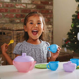 Green Toys Tea Set with Pink Teapot GOODS Superdrug   