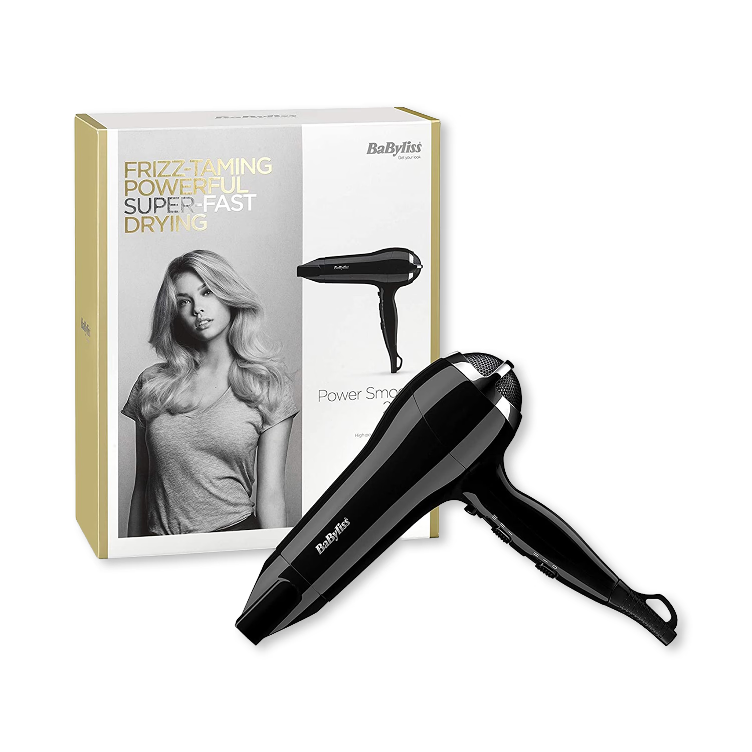 BaByliss Power Smooth 2400W hair dryer - British product