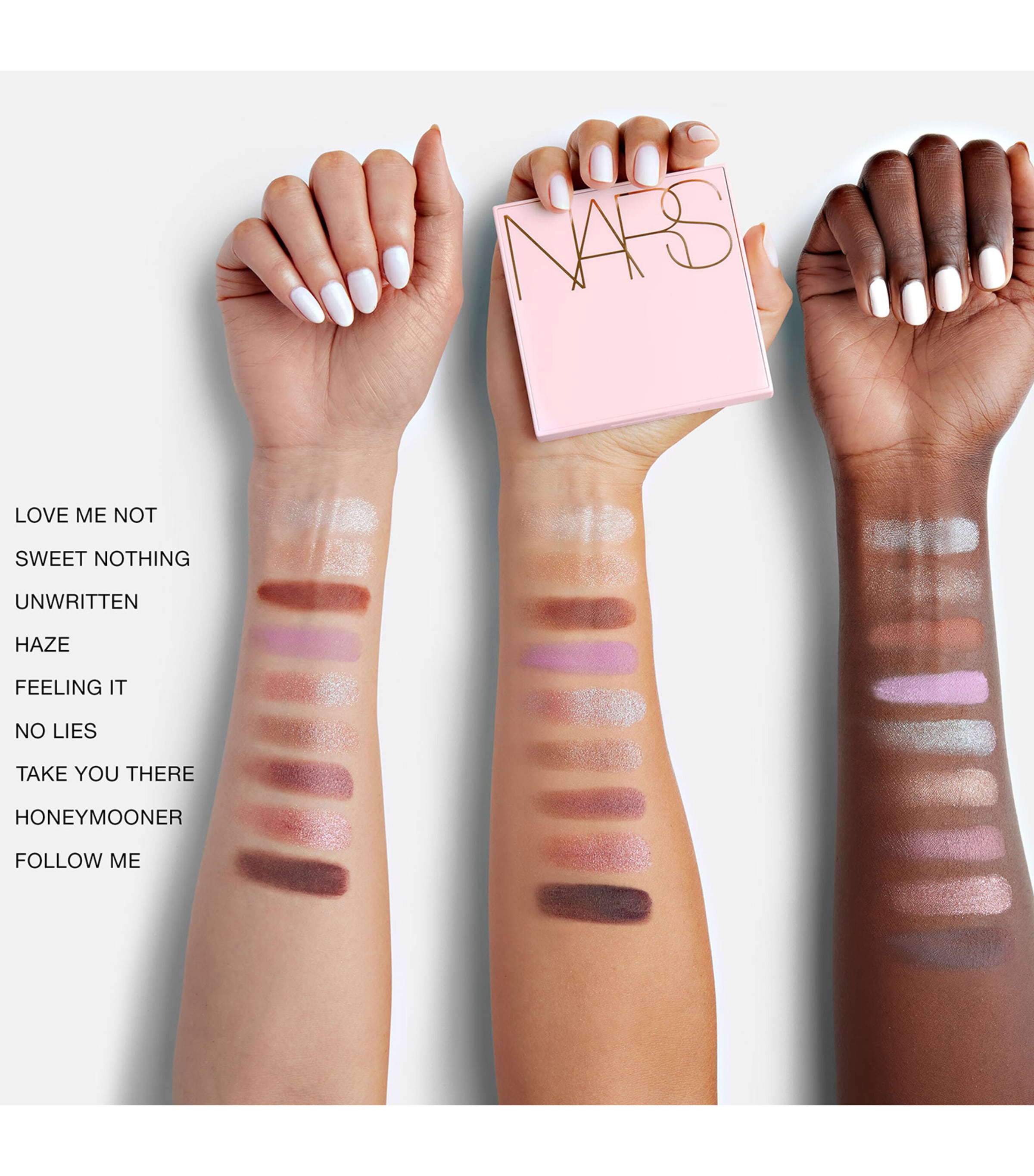NARS Afterglow Tempting Eyeshadow Palette, imported from the UK