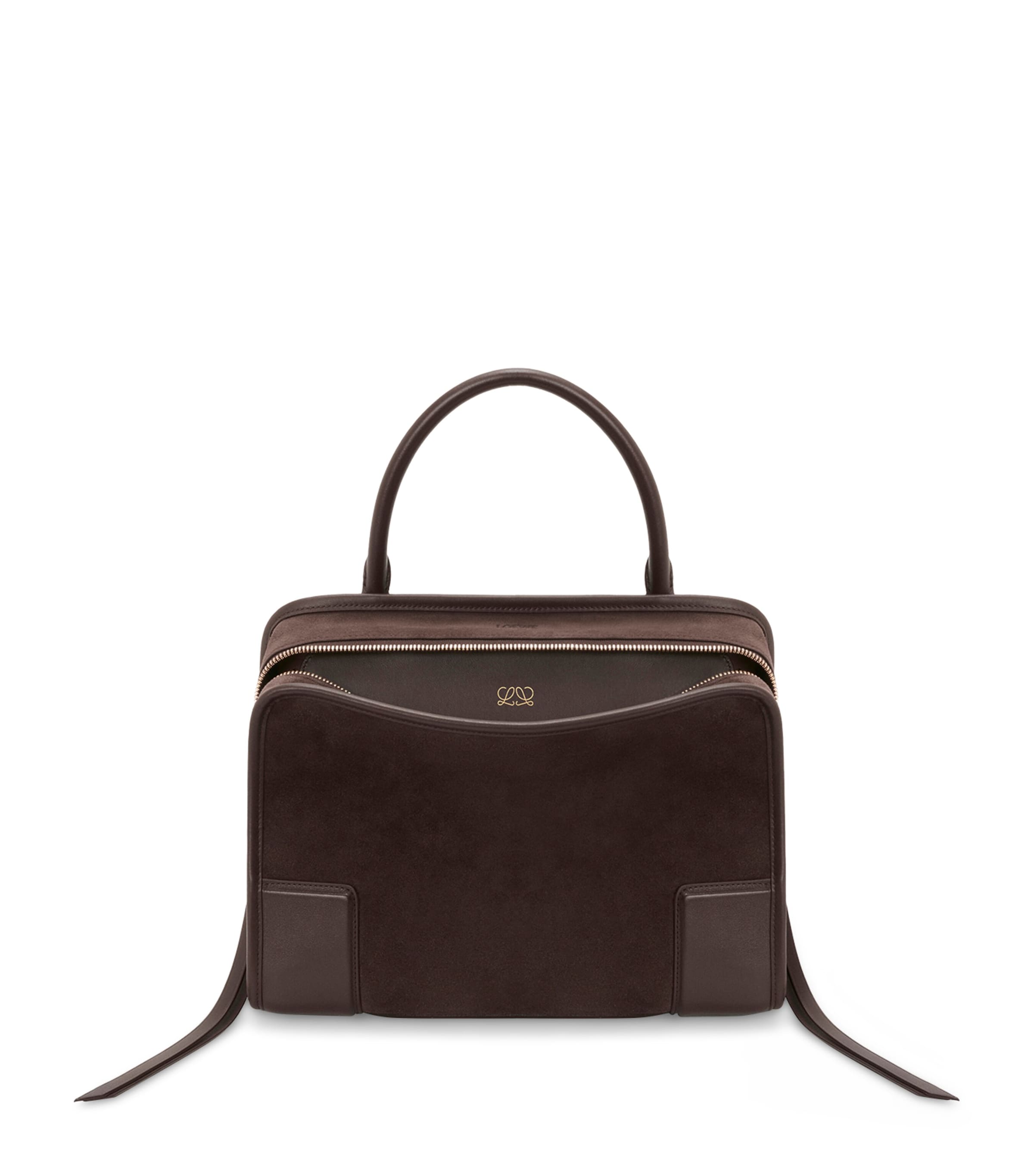 LOEWE Medium Suede Amazona 180 top-handle bag, UK version