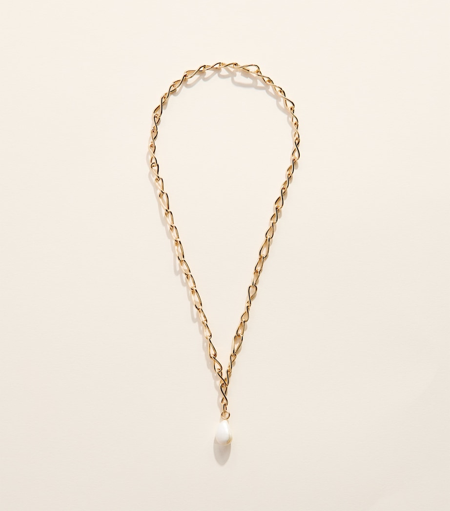 Astrid & Miyu gold-plated pearl necklace - British product