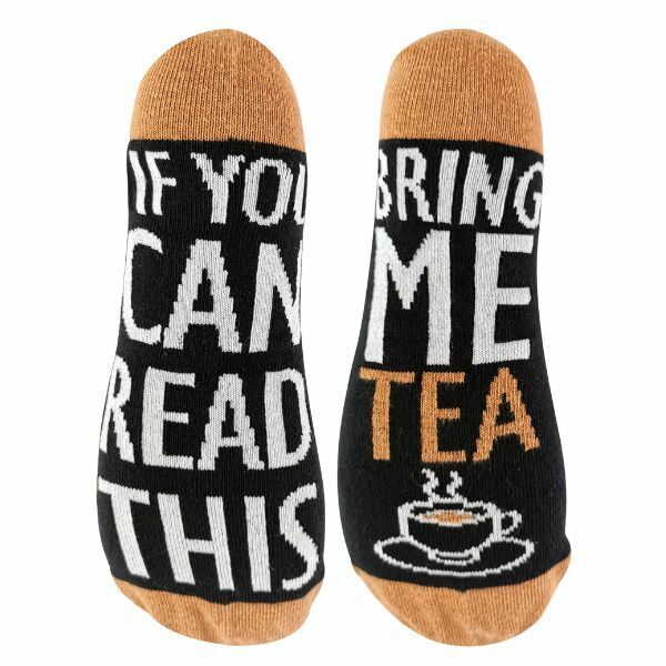 Sock Snob If You Can Read This Bring Me... Socks 6-11 UK GOODS Superdrug Tea  