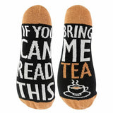 Sock Snob If You Can Read This Bring Me... Socks 6-11 UK GOODS Superdrug Tea  