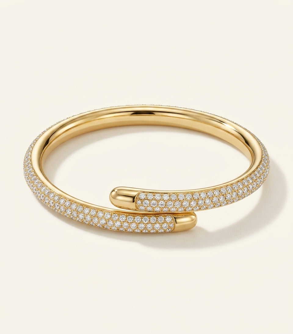 Cartier Juste un Clou diamond bracelet 18k gold, UK version