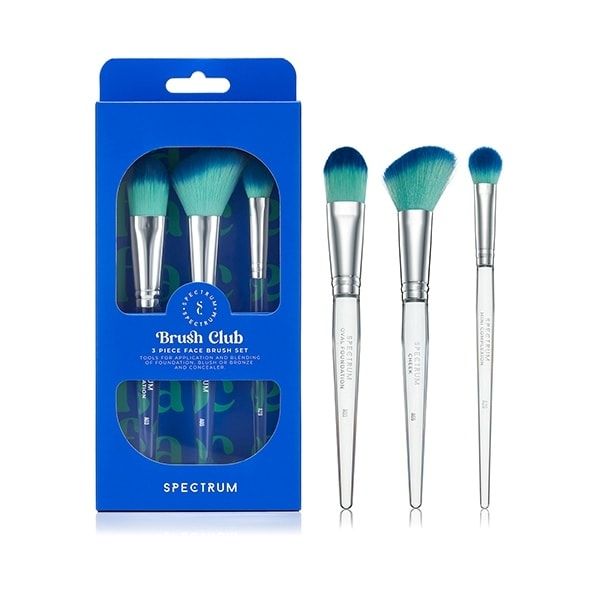 Spectrum Brush Club The Face 3 Pc Brush Set GOODS Superdrug   