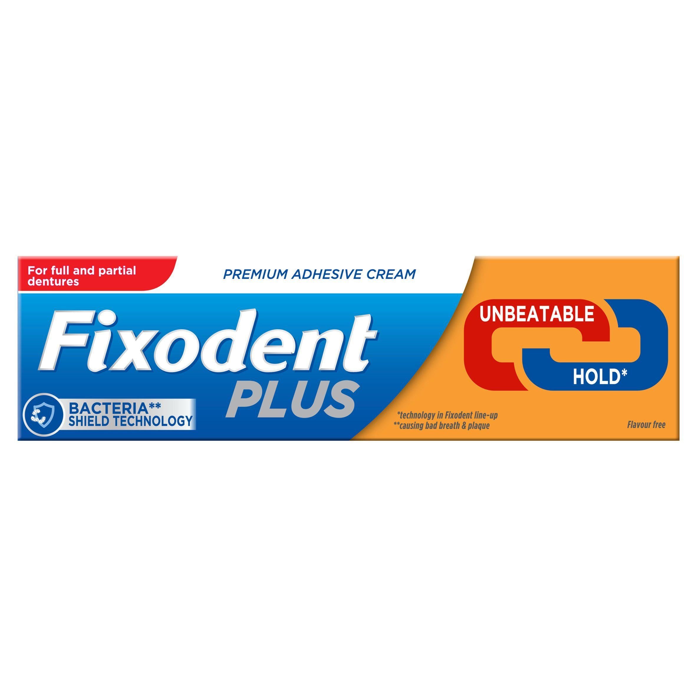 Fixodent Plus Dual Power Denture Adhesive Cream 40g Denture care Sainsburys   