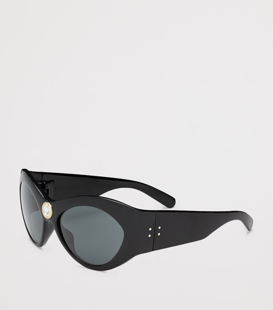 Saint Laurent crystal butterfly sunglasses, UK version