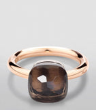 Pomellato Nudo ring mixed gold smoky quartz - British product