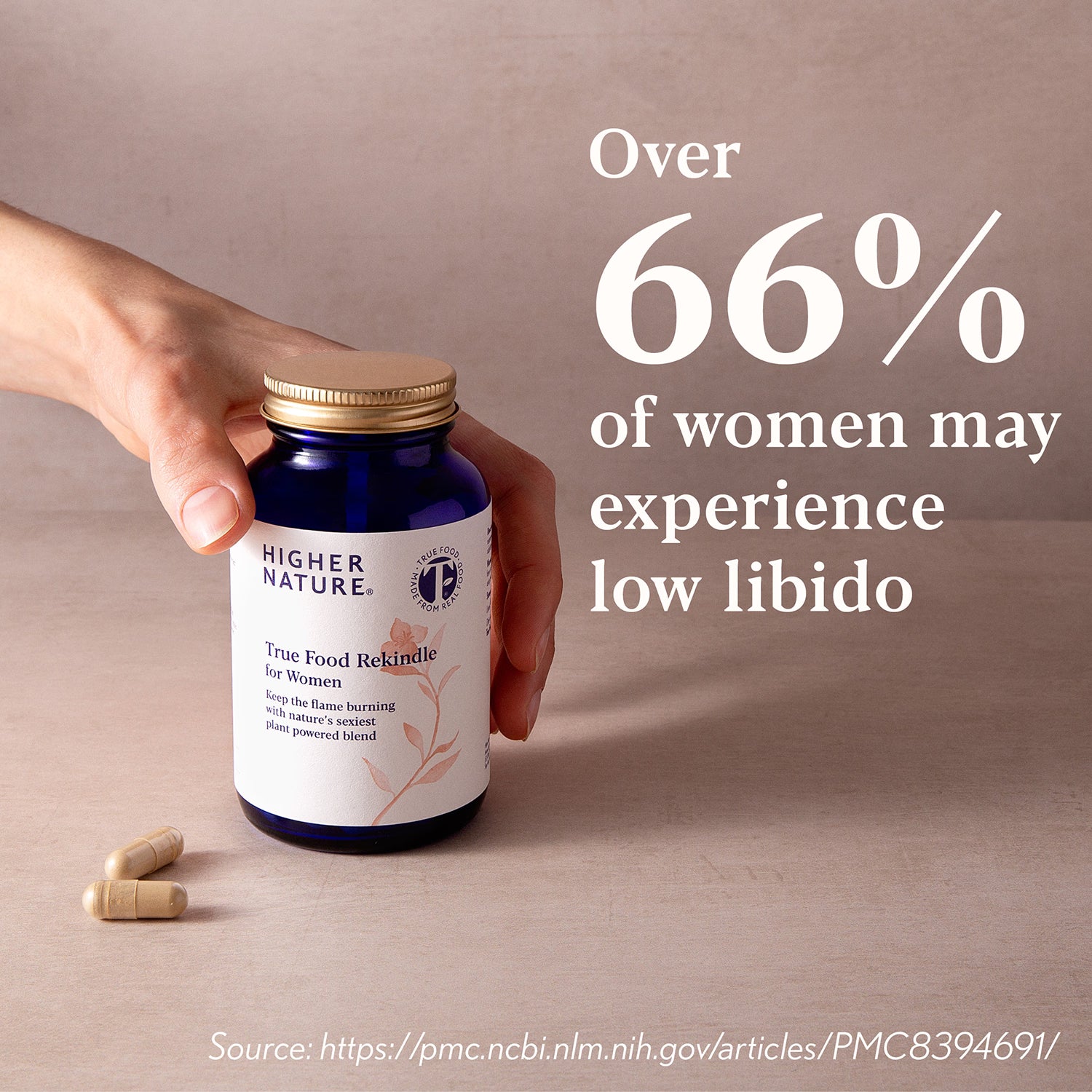True Food Rekindle botanical blend capsules 60 count, UK version