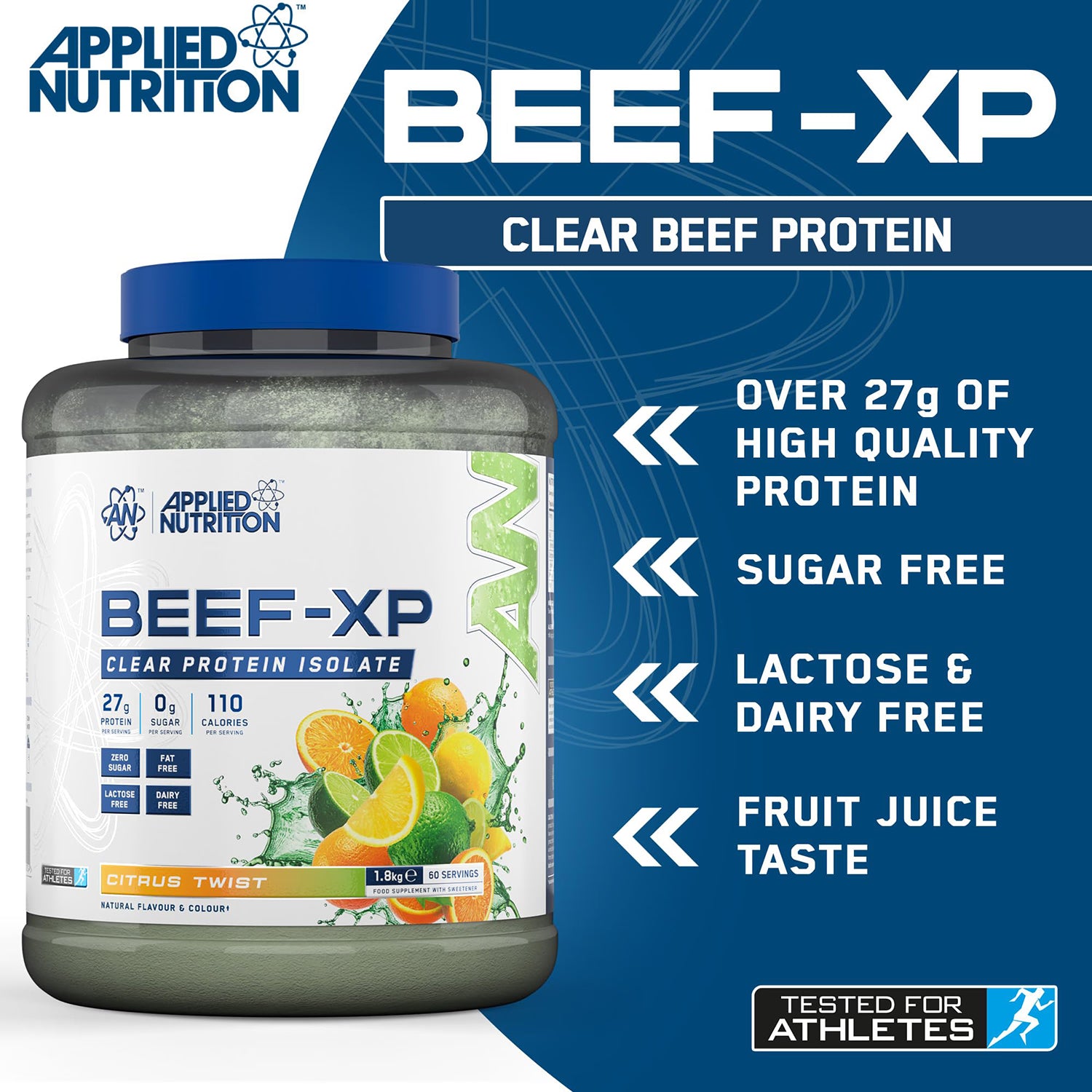 Beef XP Clear Protein Isolate Citrus Twist 18KG