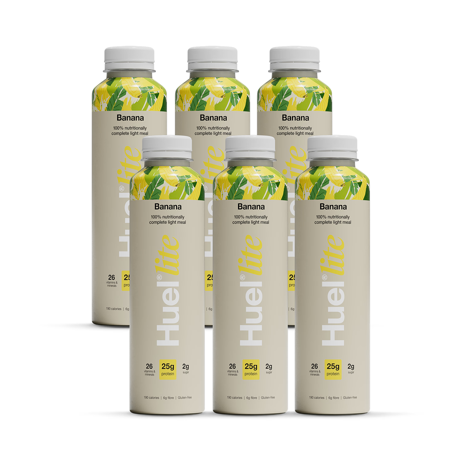 Huel Lite Banana Nutritionally Complete Meals 6x 500ml