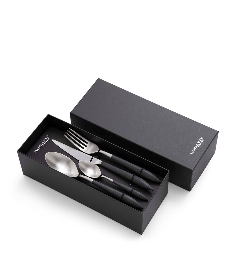 Bugatti Ares stainless steel 24-piece cutlery set - British product