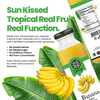 OORG natural banana fruit juice 250ml pack of 6, UK version