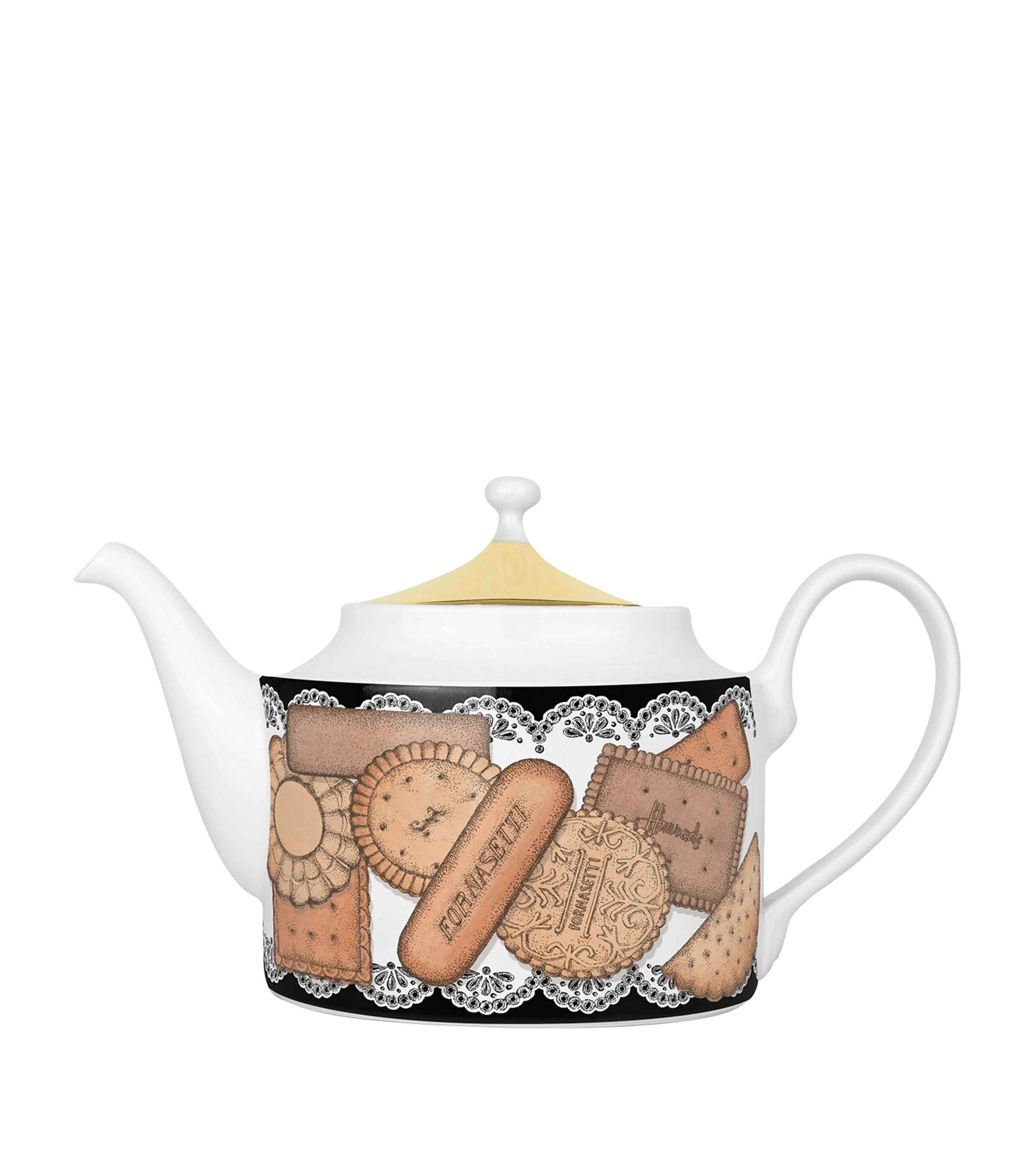 Fornasetti 175 Anniversary Edition Porcelain Biscotti Teapot - British product