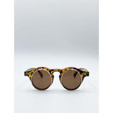 SVNX brown flip lens sunglasses one size (British brand)