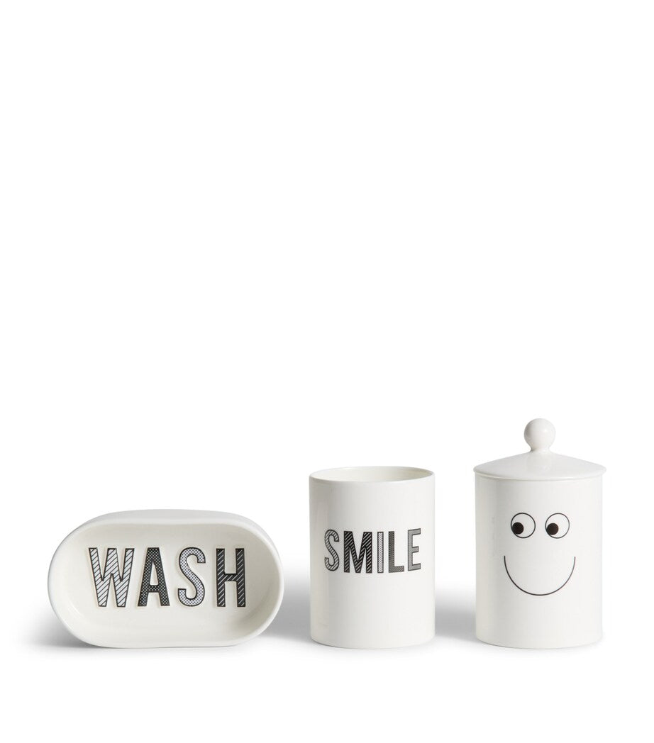 Anya Hindmarch Eyes bathroom set - British product