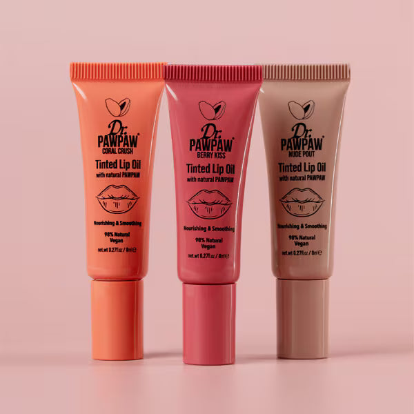 Dr. Pawpaw Nude Lip Oil Trio Multipack - British product