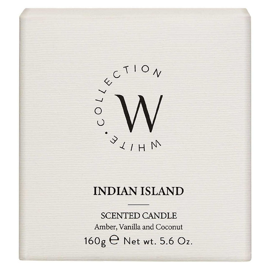 The White Collection Indian Island Candle 160g