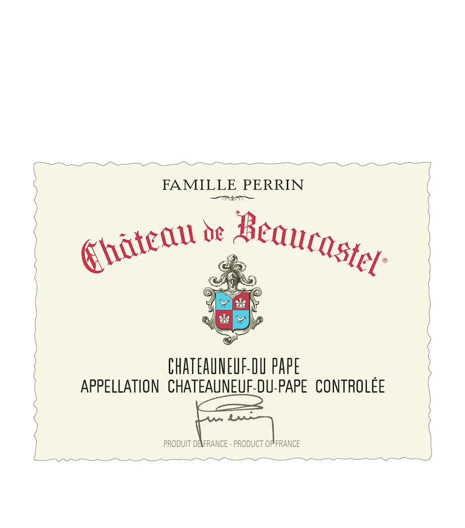 Beaucastel wine Châteauneuf du Pape Rouge 2005 75cl, UK version