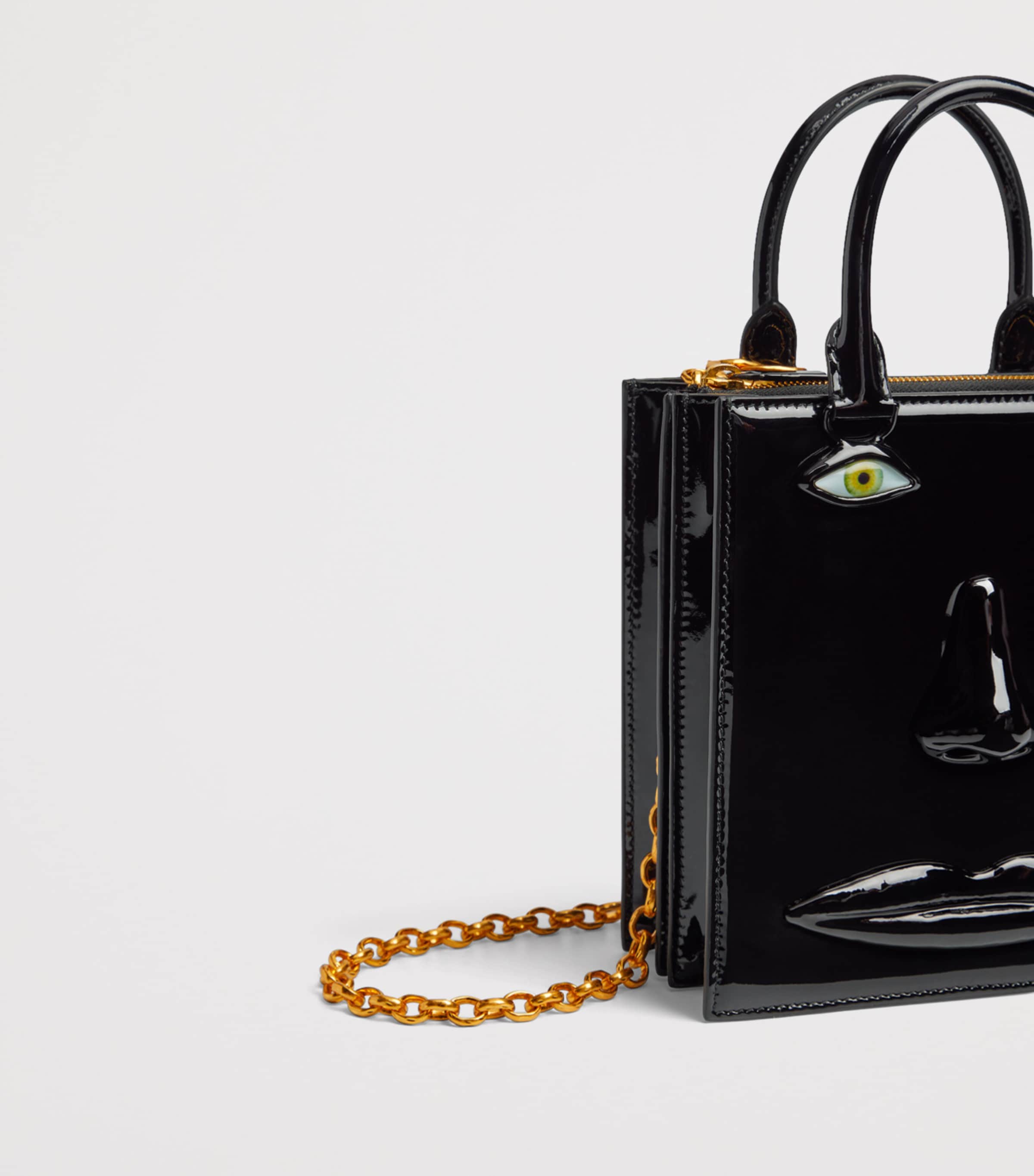 Schiaparelli Face Bag patent calfskin - British product