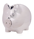 English Trousseau Kids Silver Plated Piggy Bank Pink - British product