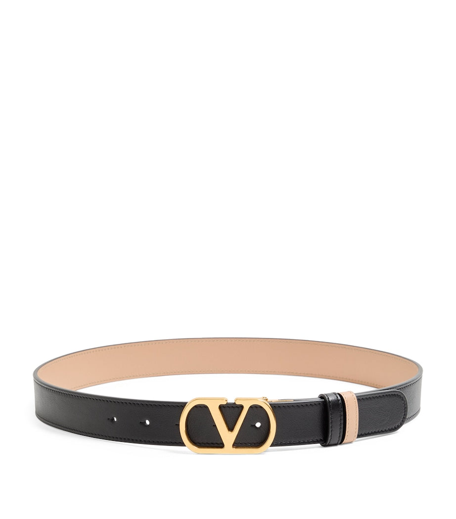 Valentino Garavani reversible VLogo Signature belt 3cm, imported from the UK
