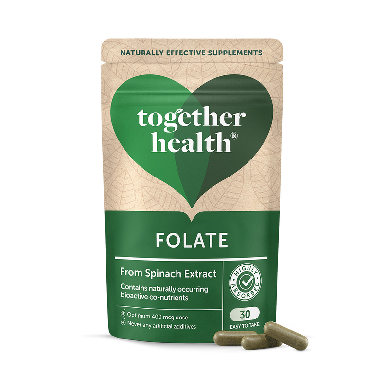 Together Health folate supplement 30 capsules - British product