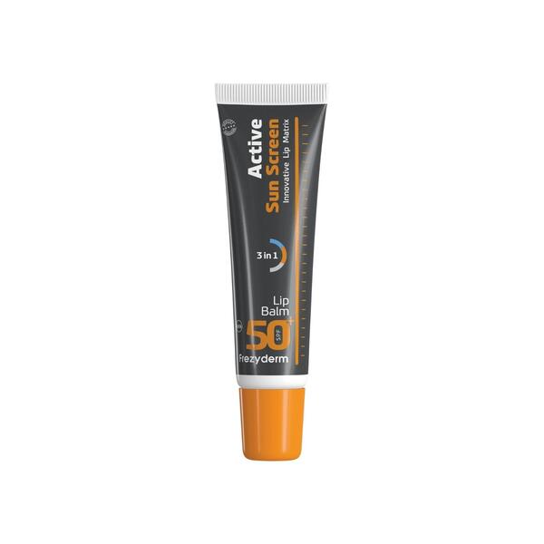 FrezyDerm Active Sun Screen Lip Balm SPF50+ 15ml