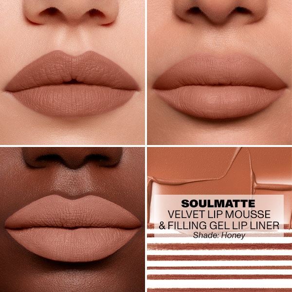 Morphe Soulmatte Gel Lip Liner Honey, imported from the UK