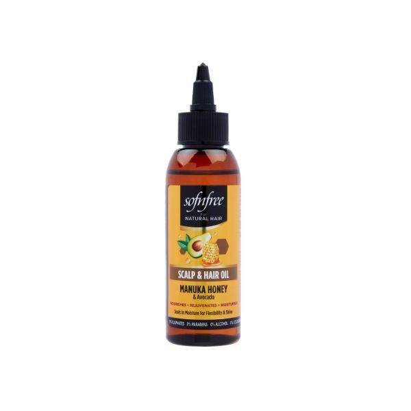 SNF Naturals scalp and hair oil with Manuka honey and avocado (British brand)