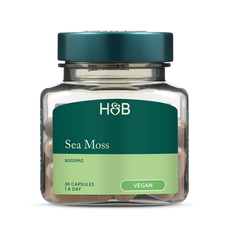 Holland & Barrett Sea Moss capsules 30 count, UK version