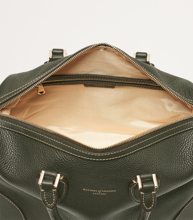 Aspinal Of London leather midi Hudson bowling bag, UK version