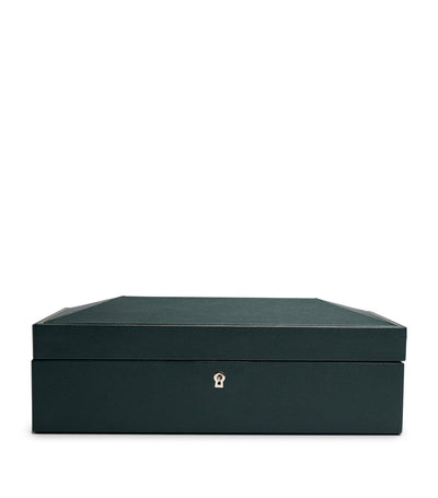 Harrods Wolf Vegan Leather 10-Piece Watch Storage Box- Buy online at McGrocer