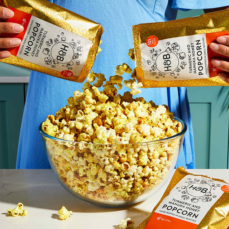 Holland Barrett Turmeric Manuka Honey Popcorn 20g