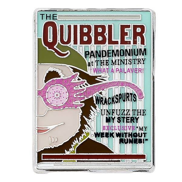 Harry Potter Quibbler enamel badge 30mm (British brand)
