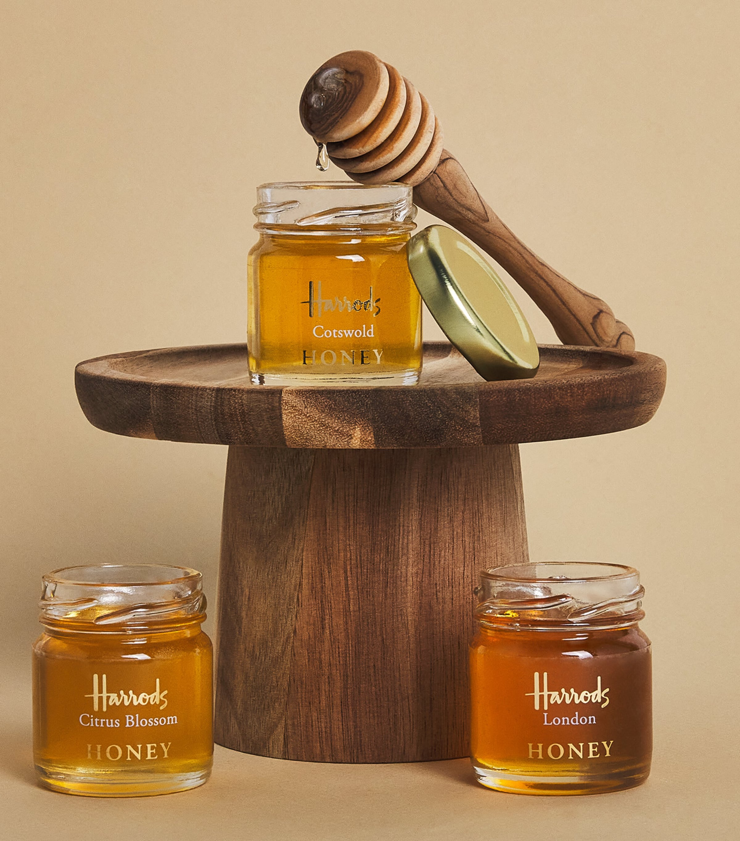 Harrods mini honey trio 3 x 50g, UK version