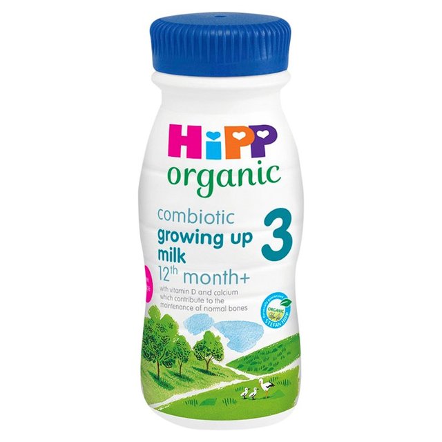 HiPP Organic 3 Baby Toddler Milk Liquid Formula 1+ Years    200ml GOODS M&S   